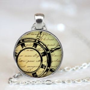 Nautical Ships Wheel Necklace